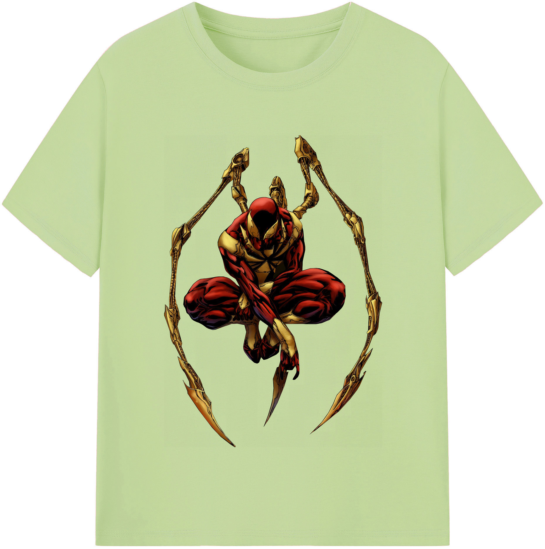 （画像用） Spider Man スパイダーマン 綿100％半袖Tシャツ（フロントプリント）